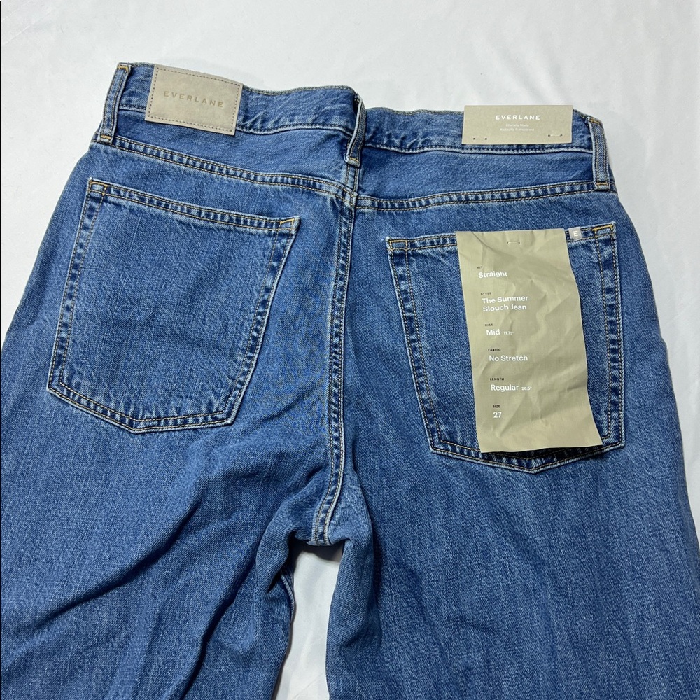 Everlane The summer slouch jeans size 27 NWT - Picture 6 of 12